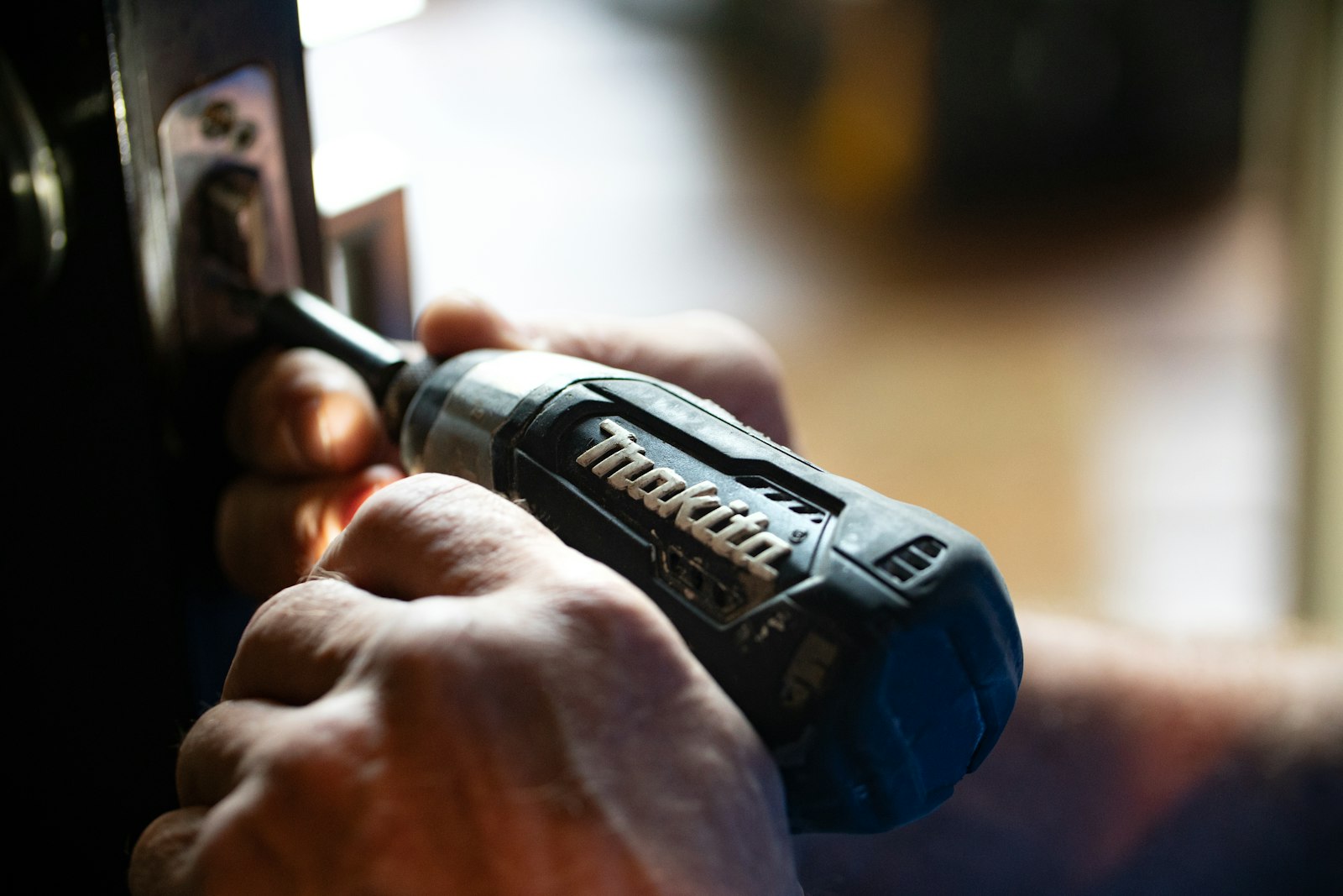 A power drill used for appliance repairs