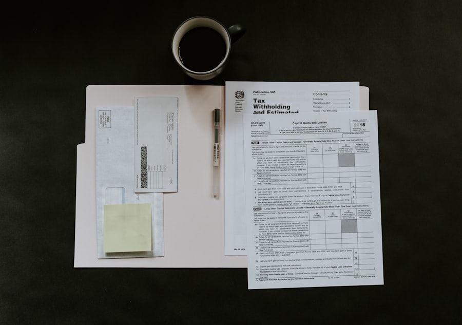 A clean printed invoice document on a desk