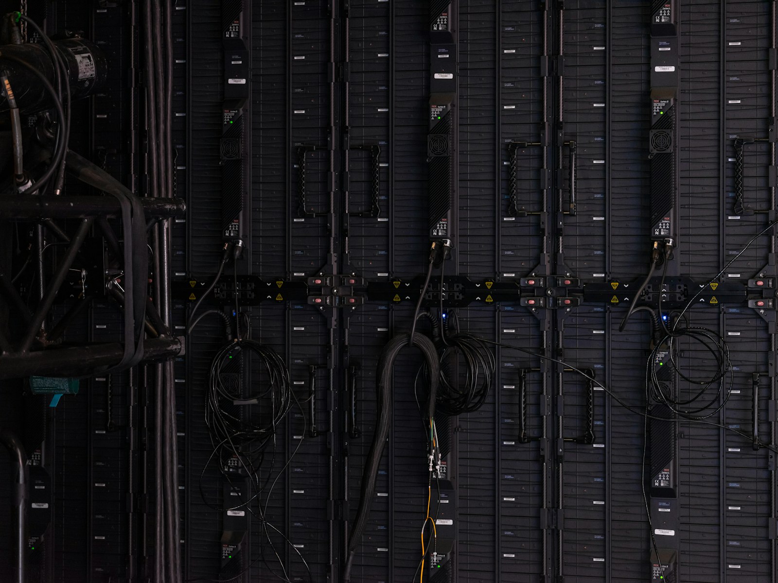 Server racks and network equipment
