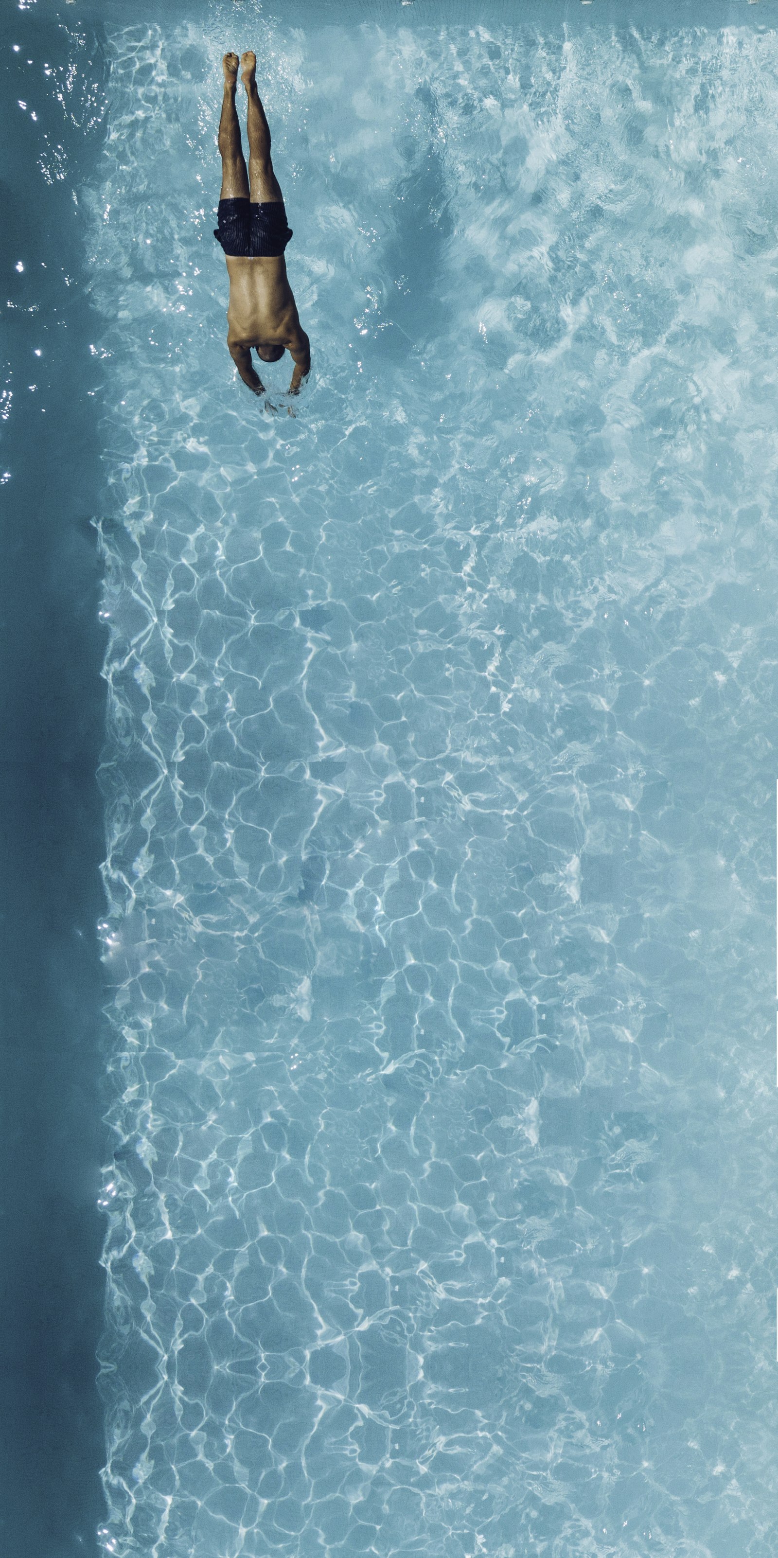 A swimming pool ready for the season